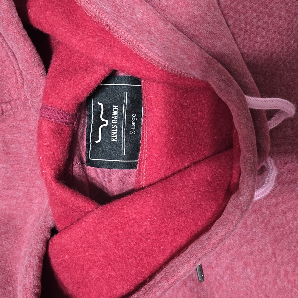 Kimes Women's Red/Pink Logo Hoodie - Picture 5 of 6